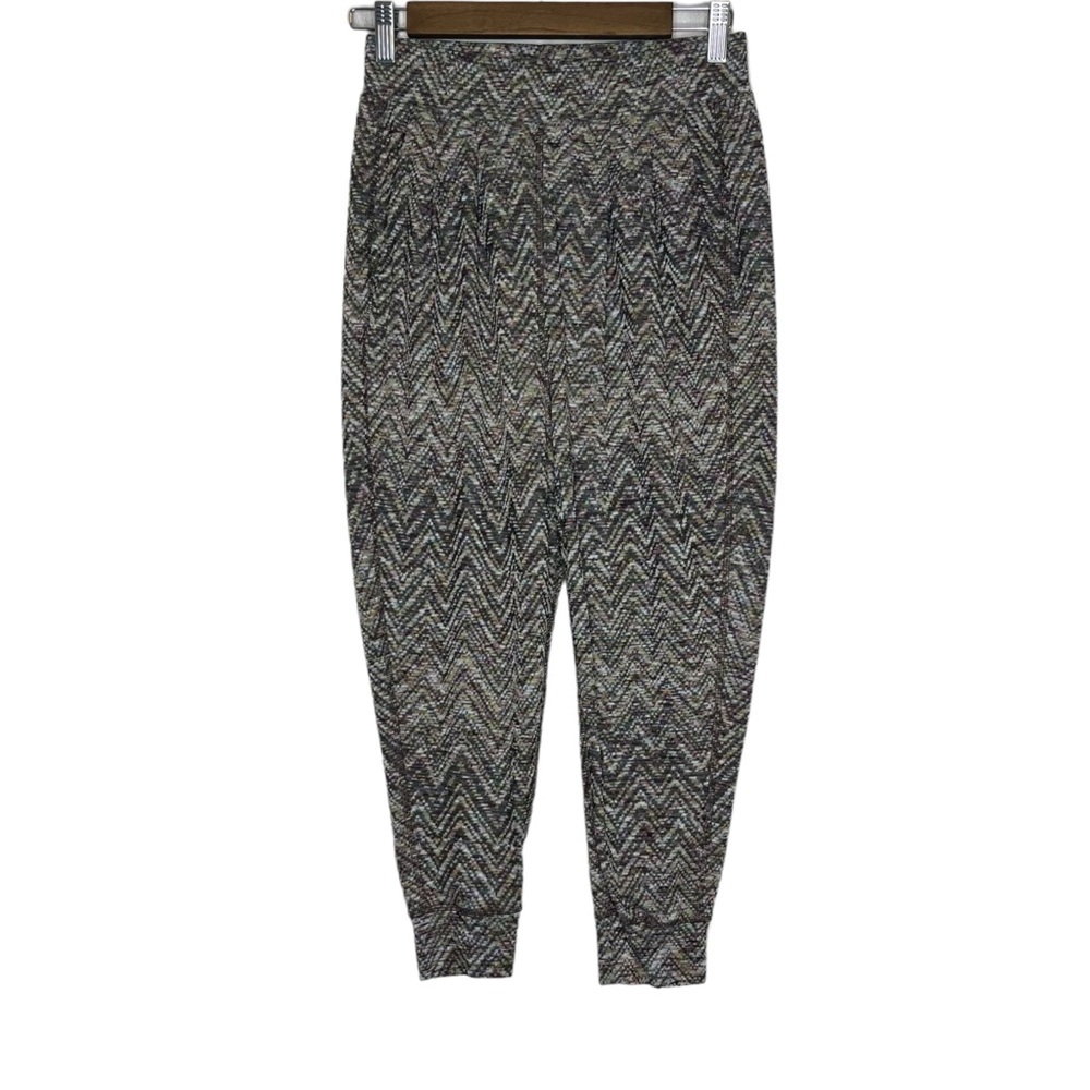 Free People Women’s Pull On Patterned Knit Joggers with Pockets Lounge Size XS